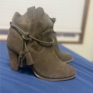 Dolce Vita Brown Suede Ankle Boots